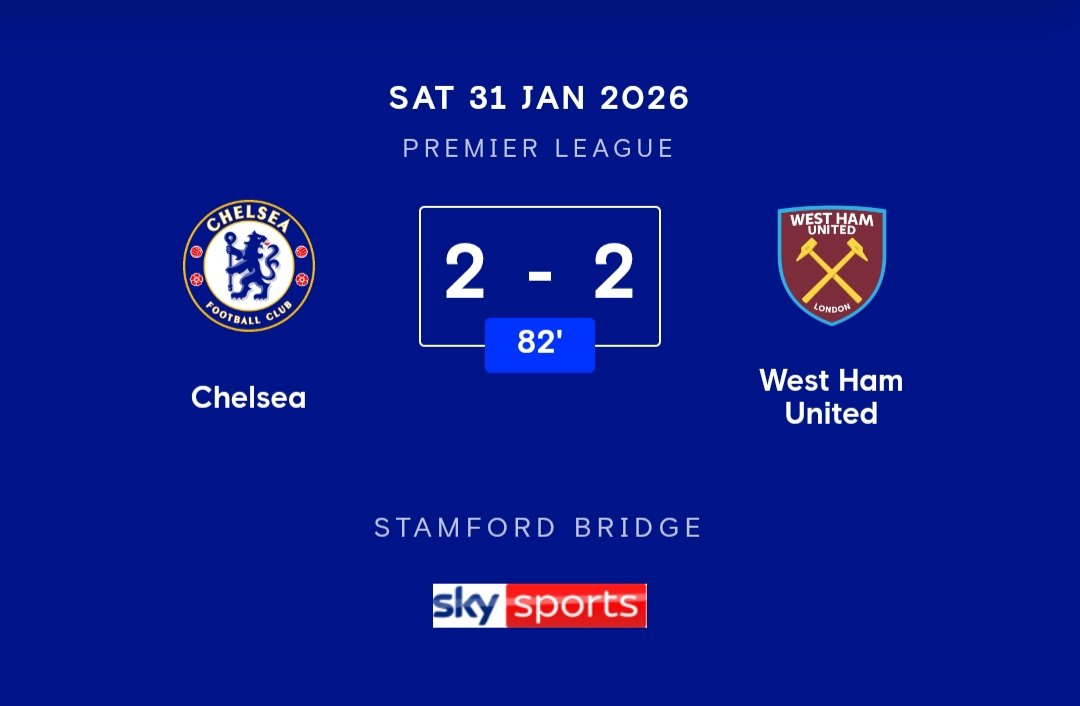SMwambezi's tweet photo. That equaliser had been coming. Joao Pedro's goal sparked the home crowd into life and we had West Ham pegged back ever since, looking for the second goal roared on by our fans. There could still be a third in this for the Blues... https://t.co/N69ps3zNV2
