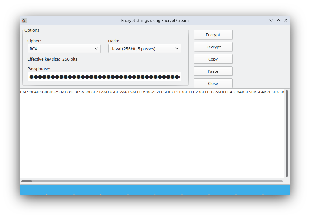 NDXDev's tweet photo. DCPcrypt v2.0.5 — Crypto library for Free Pascal/Lazarus

◆ 20 ciphers (AES, Blowfish, Twofish, RC4...)
◆ 10 hashes (SHA-256, SHA-512, MD5...)
◆ 6 block modes, stream encryption
◆ Pure Pascal, cross-platform
◆ 282 tests, MIT license

https://t.co/6Cd6z0ojpA

#FreePascal https://t.co/YdAbl9X14s