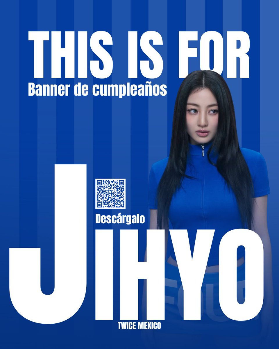 TWICE_Mexico's tweet photo. THIS IS FOR ... JIHYO

Ya es el cumpleaños de nuestra líder Jihyo y hay que festejarlo 🎉

Traemos la colección de banners para irnos preparando para el THIS IS FOR TOUR part 3

Esto es para ti ... ONCE 🍭

Descárgalo e imprimelo!!

#THISISFOR_JIHYO #HappyJIHYOday  #THISISFORonce https://t.co/PLeZ8EFKwg