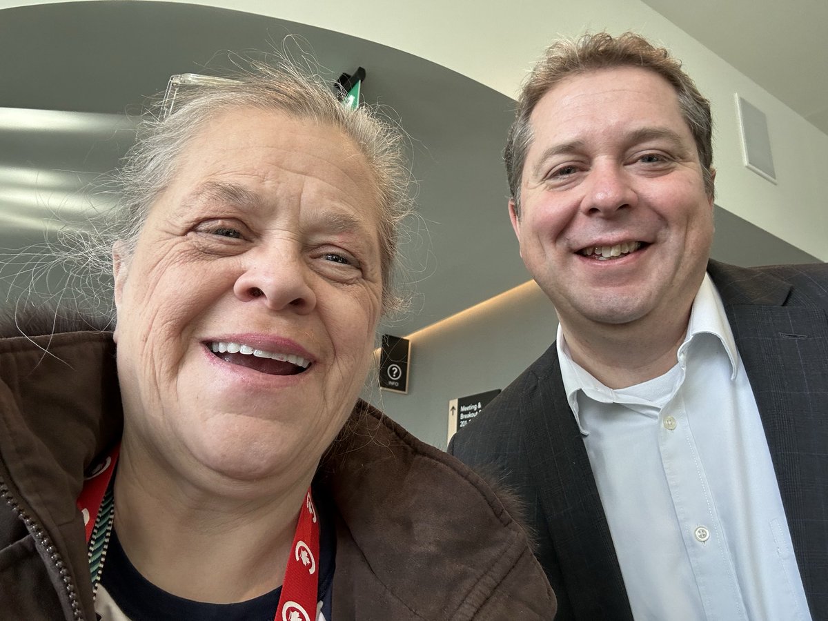 So great meeting <a href="/AndrewScheer/">Andrew Scheer</a> ! He’s another one of my favourite MPs.