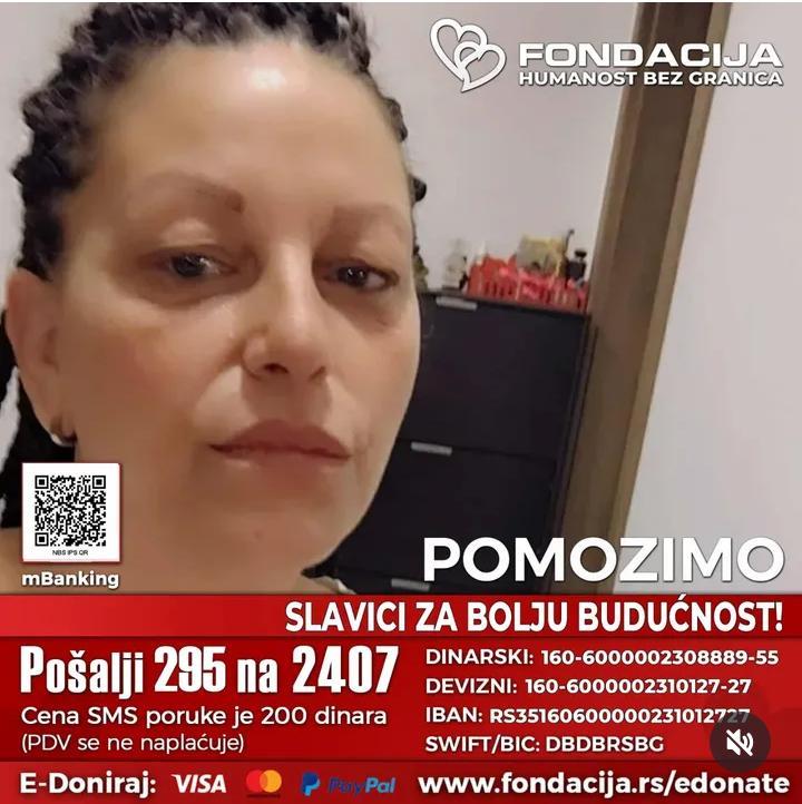 zadrugar11's tweet photo. Ljudi ajde ko može  da pomognemo ovoj ženi koja je teško bolesna, samohrana je majka dvoje male djece.Delite makar ako ne možete pomoći.
@MareeeMark9596 @zeljkomitrovic 
#caosvima #elita9 #zadrugaofficial https://t.co/1PBLczilAf