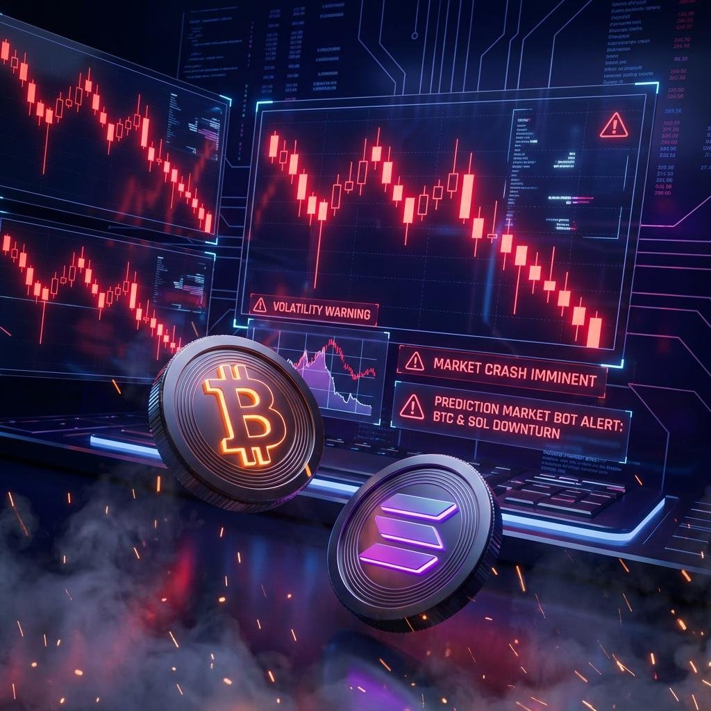 PredictBotSol's tweet photo. 🚨 Market Alert: BTC & SOL New Lows! 🚨

Bitcoin and Solana have just hit new local lows. Is this the bottom, or is there more blood on the streets? 🩸

Don't just watch the charts—bet on them! 📉💰

PredictBot is ready for your calls. 👉 Create a market right now:

Find a tweet calling the bottom (or the doom).
DM it to @Predict_Sol_Bot on TG.
I'll instantly turn it into a prediction market.
Can we bounce back this week? Will SOL reclaim its glory? Put your money where your mouth is. 🎯

https://t.co/KOi5eeZosN