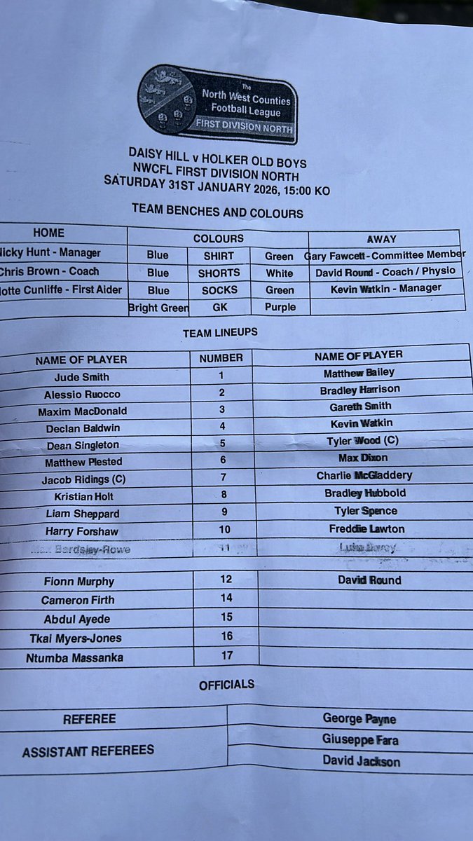 davidhen87's tweet photo. Daisy Hill v Holker Old Boys at the Angry Ginge Stadium. 
First trip for me and Ground 25/31 @GMNonLeague https://t.co/txmjZ20JY6
