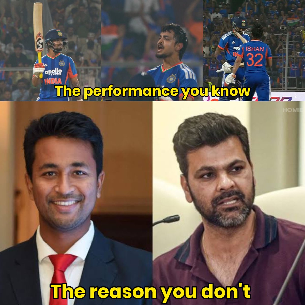 homelander_yyy's tweet photo. We will always be thankful to you guys for giving Ishan Kishan the opportunity he deserves. https://t.co/9yjXO4DvTw