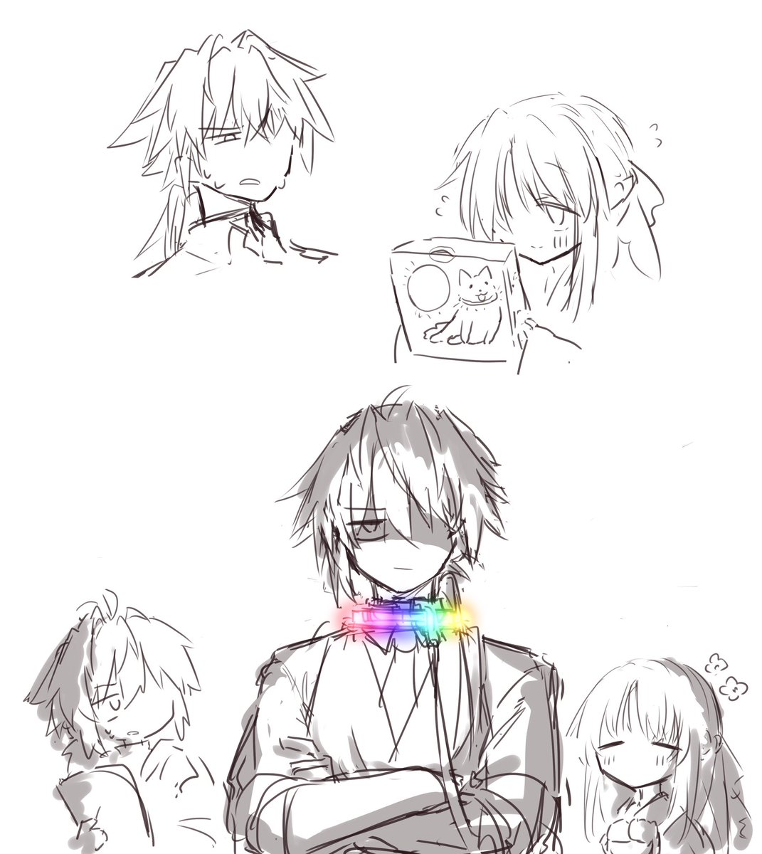 #今月描いた絵を晒そう
けっこう描けてて僕、満足! 