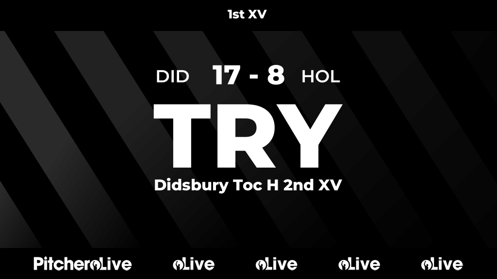 39': Try for Didsbury Toc H 2nd XV
#DIDHOL #Pitchero
hcrufc.com/teams/5344/mat…