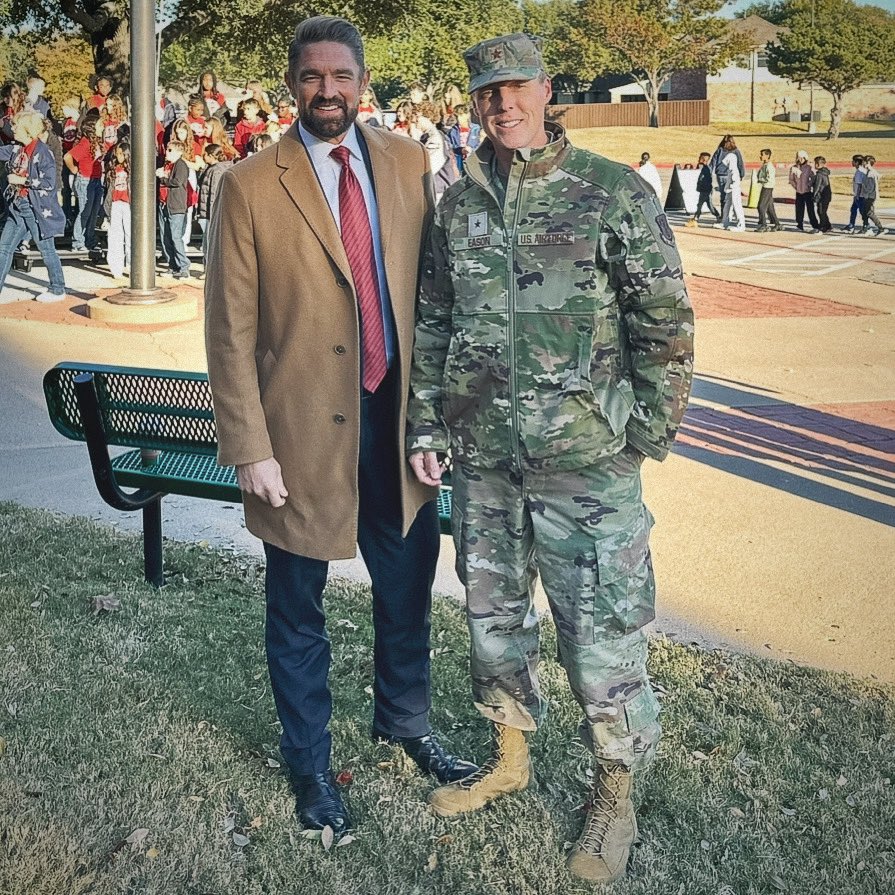 leachfortexas's tweet photo. Congratulations to my great friend and neighbor and golfing buddy Brigadier General Chris Eason, who President Trump nominated and who last night the US Senate confirmed to be Judge Advocate General of the US Air Force. I know few other better, more decent and stronger men — and JAG is in great hands under his leadership. #txlege