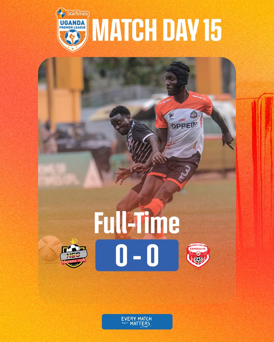 UPL's tweet image. Full-time! NEC FC 0-0 Express FC

📊 upl.co.ug/event/nec-fc-v…

#NECEXP | #StarTimesUPL