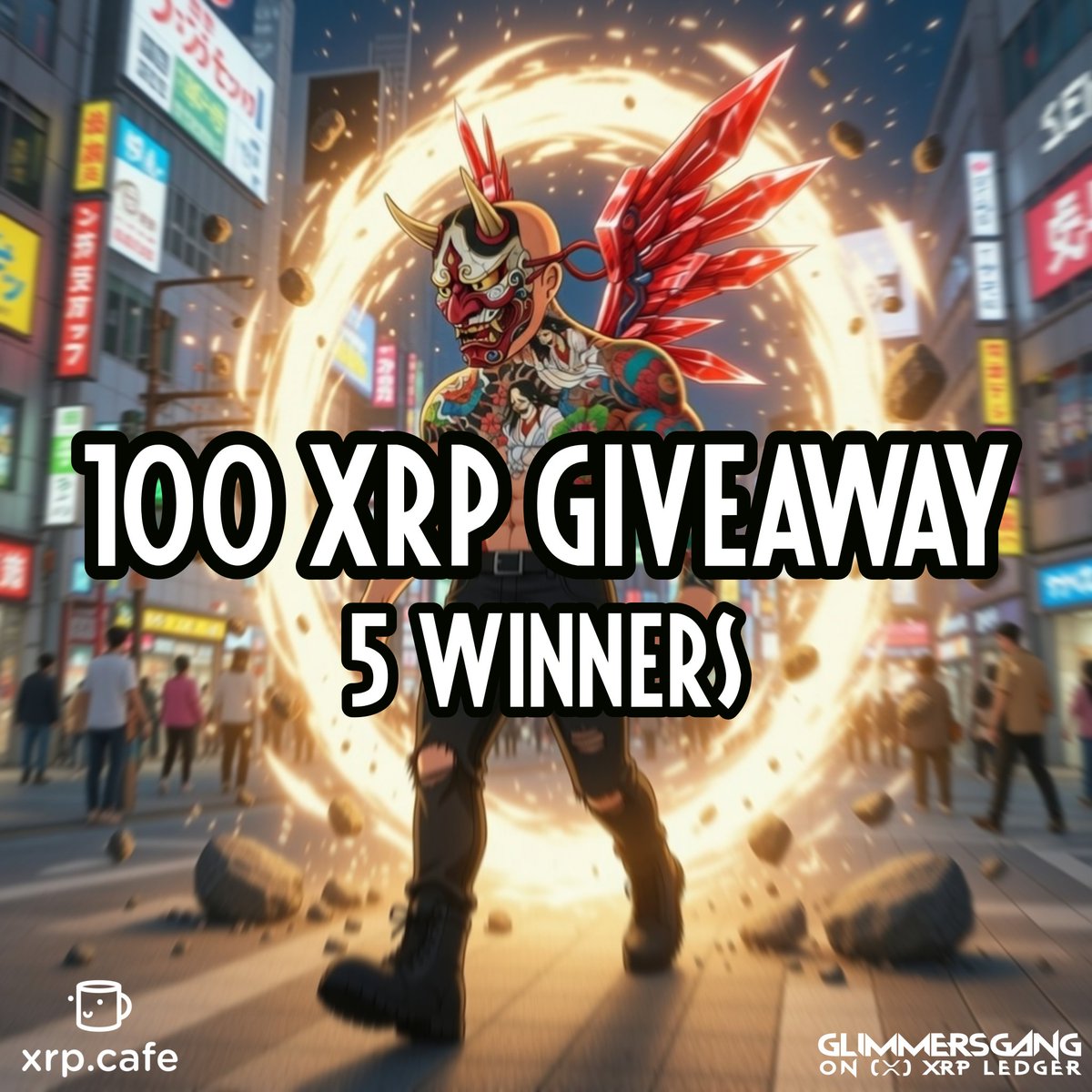 🚀GIVEAWAY ALERT: 100 $XRP UP FOR GRABS!🚀

We’re giving away a total of 100 XRP to 5 lucky winners. 

How to Qualify:
❤️ Like and Retweet this post.
✅ Follow <a href="/GlimmersGang/">Glimmers Gang • 👺</a>
💎Mint at least 5 NFTs
Drawing as soon as we mint out!

#Giveaway #XRPL #NFTCollection #NFTCollection