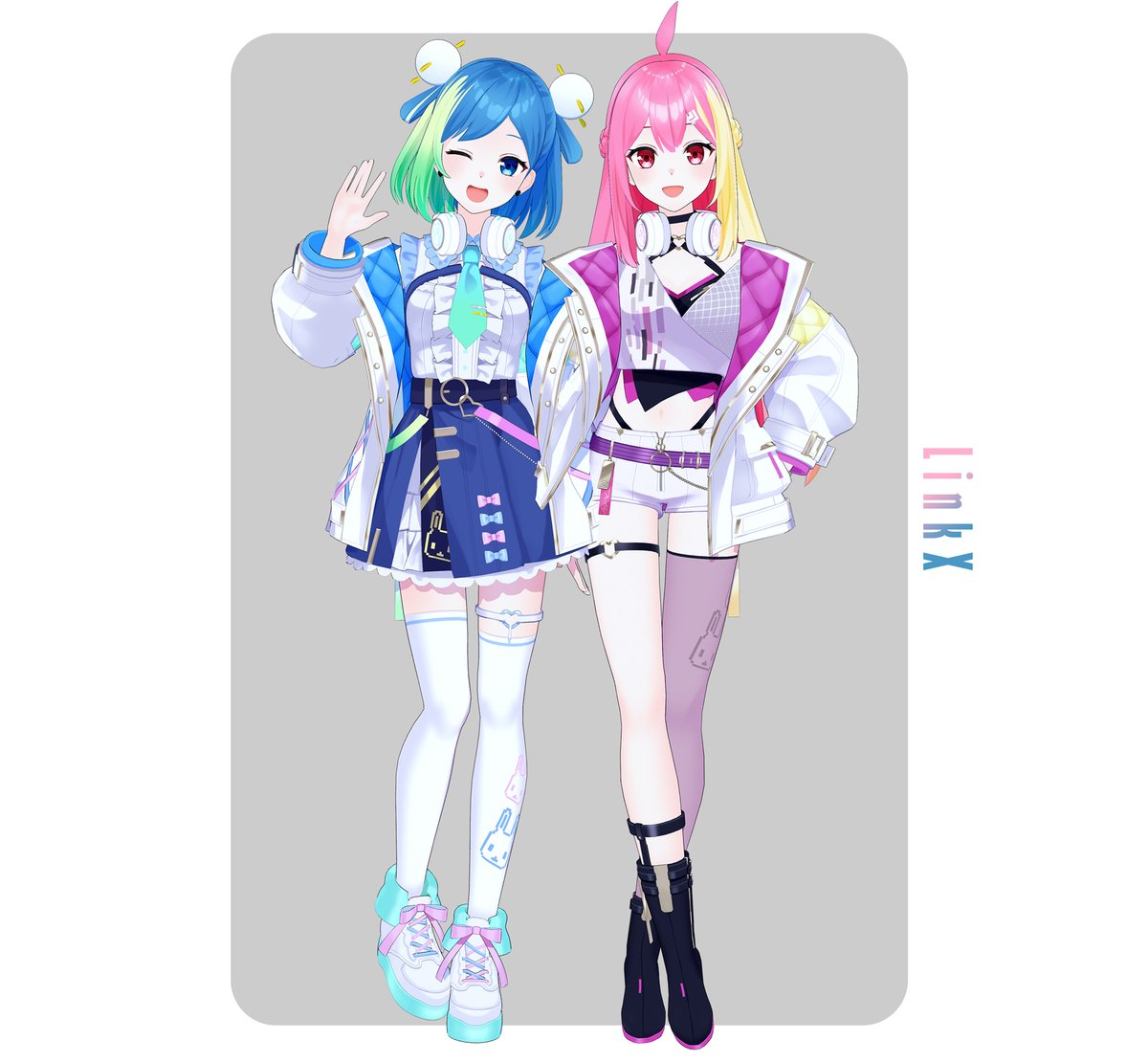 そしてLinkXのリンリンちゃんシーちゃんも制作させて頂いてました