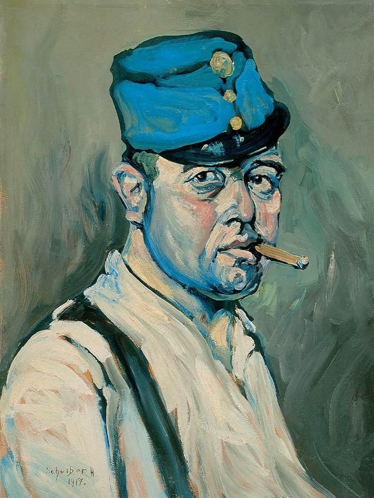 Daniela60305637's tweet photo. "Autoritratto con berretto militare",
1923, di #Hugó_Scheiber pittore ungherese che ben presto andrà a #Parigi e #Berlino che diventeranno le sue città adottive contaminando la sua cultura con i nuovi movimenti come il #fauvismo e l'#Espressionismo.
❤️ https://t.co/LjISUOlhyp