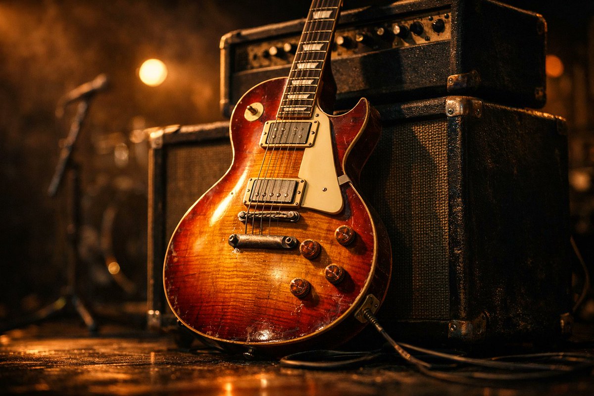 dstrausser83's tweet photo. Joe Perry’s '59 Les Paul 'Burst' defined the Aerosmith sound. That tone is the gold standard for classic rock! 🎸 

What’s your holy grail guitar? Gibson purist or...?

#LesPaul #Gibson #Aerosmith #ClassicRock #GuitarTech #QuickBooks #SAPBusinessOne

https://cdn. https://t.co/n7u9Quajc5