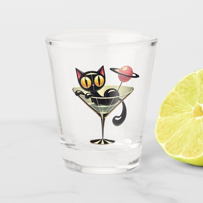 LeeHillerDesign's tweet image. 🍸⚛️ 🪐Sophisticats🪐 ⚛️🍸
Atomic Futuristic Space Age Black Cat Shot Glass
Item: zazzle.com/atomic_futuris…

#atomic #spaceage #martini #cocktailhour #homedecor #Sophisticats #barware #gifts #giftideas

#midcentury Black Cat Collection: zazzle.com/collections/11…