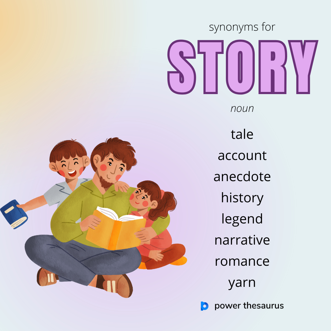 PowerThesaurus's tweet photo. https://t.co/w1wJaV9uIY

A story is a description of events, real or imagined, that are told to entertain, explain, or share information.

E.g. "She told an interesting story about her trip."

#synonym #thesaurus #learnenglish #ielts https://t.co/n4DW8z0K7d
