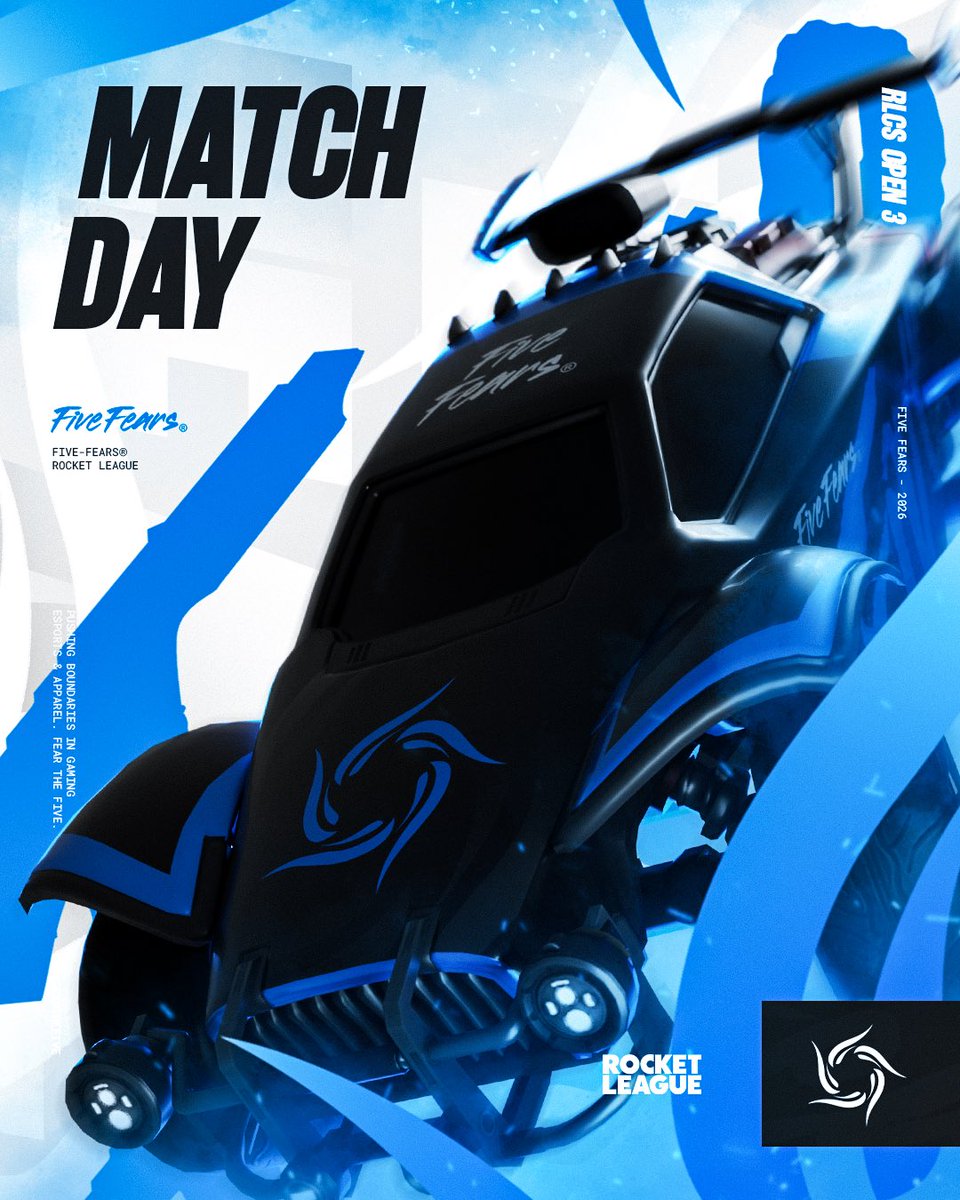 Road to Sunday. 

🆚 Brocrocros 
⏰ 12pm EST/7:00pm SAST

#FearTheFive | #RLCS