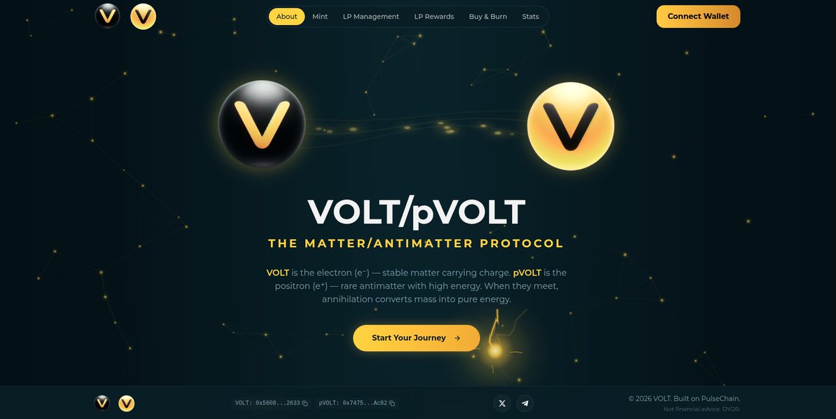 axeldefinance's tweet photo. 🎉 FINALLY LIVE! 🎉
We're excited to announce our freshly rebranded website for #pVOLT #VOLT is now online!
🌐 Visit: https://t.co/ScV0r9Lfjk
What's new:
⚡ Complete visual rebrand
⚡ Modern & intuitive design
⚡ Enhanced user experience
New staking contract that supports other #PulseChain tokens dropping soon - stay tuned!
Check it out now, explore the new look and drop comment what do you think about new design 😎
#pVOLT #VOLT #AXEL #XBURN #PulseChain #HEX #DAI