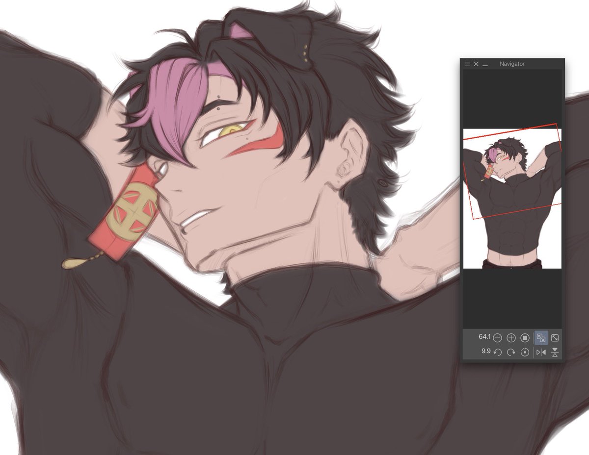 artsy_ender's tweet photo. kaiyooo #doodlebao #wip 🐾 https://t.co/wxbvL2GPHS