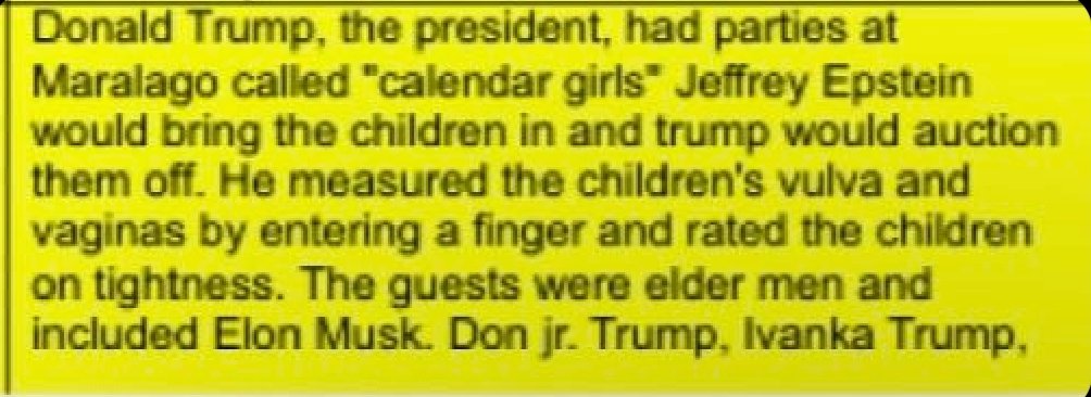 ichbinsorra's tweet image. 유출된 문서에 도날드 트럼프, auction, vulva 내용 다 있는데 아니라는 분들은 저 문서가 조작되었다는 말인가요? 따지려는 게 아니라.. 무조건 아니라고 왜 그러시는지 의아해서요? 제가 음모론을 긁어온 게 지금 트위터에 영어로 된 계정은 너도나도 할 거 없이 이 얘기로 넘쳐나고 있는데요.