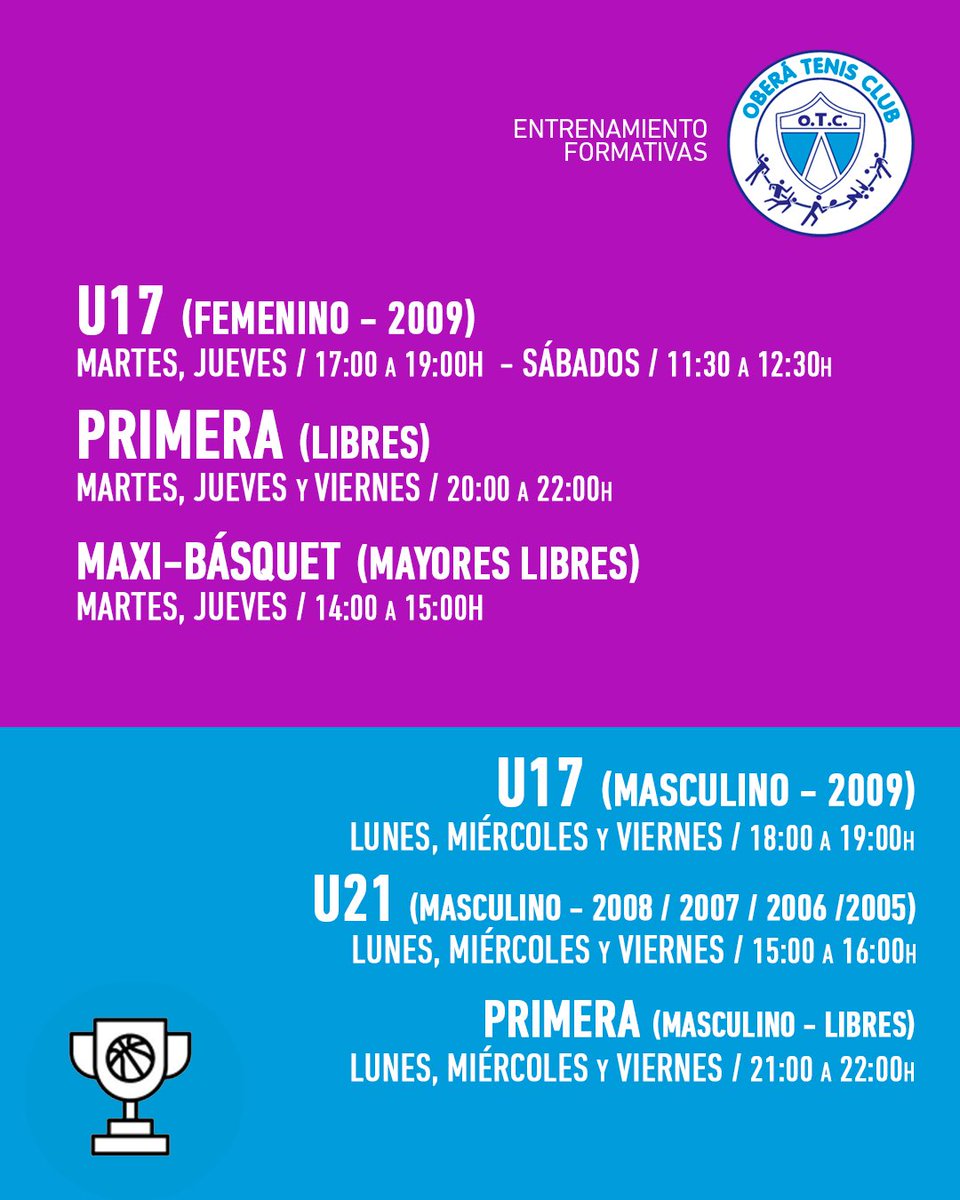 𝗩𝘂𝗲𝗹𝘃𝗲𝗻 𝗹𝗮𝘀 𝗳𝗼𝗿𝗺𝗮𝘁𝗶𝘃𝗮𝘀 𝗖𝗲𝗹𝗲𝘀𝘁𝗲𝘀 💪

A partir de Febrero arrancan los entrenamientos de las formativas dentro del club de cara al inicio de los torneos.
