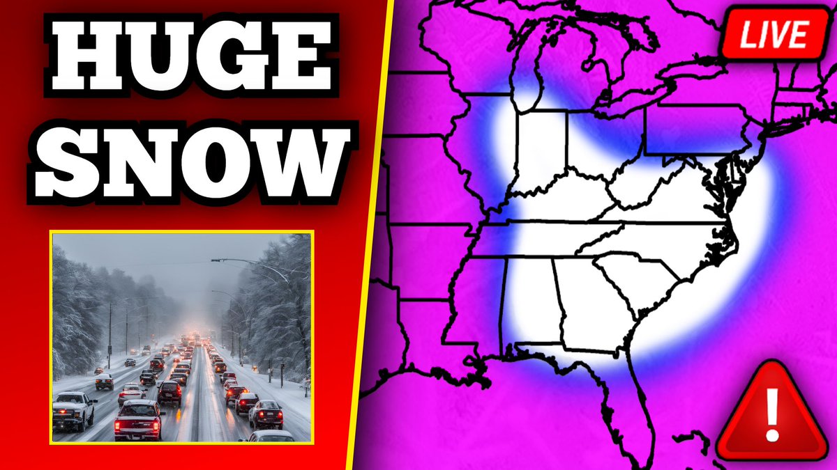 We are LIVE covering this Winter Storm!

Stream Link: youtube.com/watch?v=Lm2KTW…