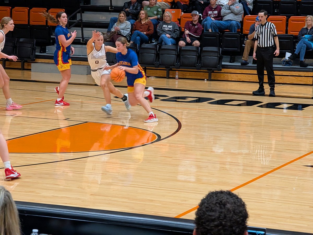 AMiller31's tweet photo. Big day in #ShellCountry! Good luck to our teams competing for trophies + postseason success:

* @RHS_Shells cheer @ IHSA Sectional,
* @RoxanaAthletics GBB playing for consolation title at Carrollton 
* Boys wrestling at IHSA regional
#GoShells 
@STLhssports @1071TheBigZ https://t.co/NSGdhRDo7s