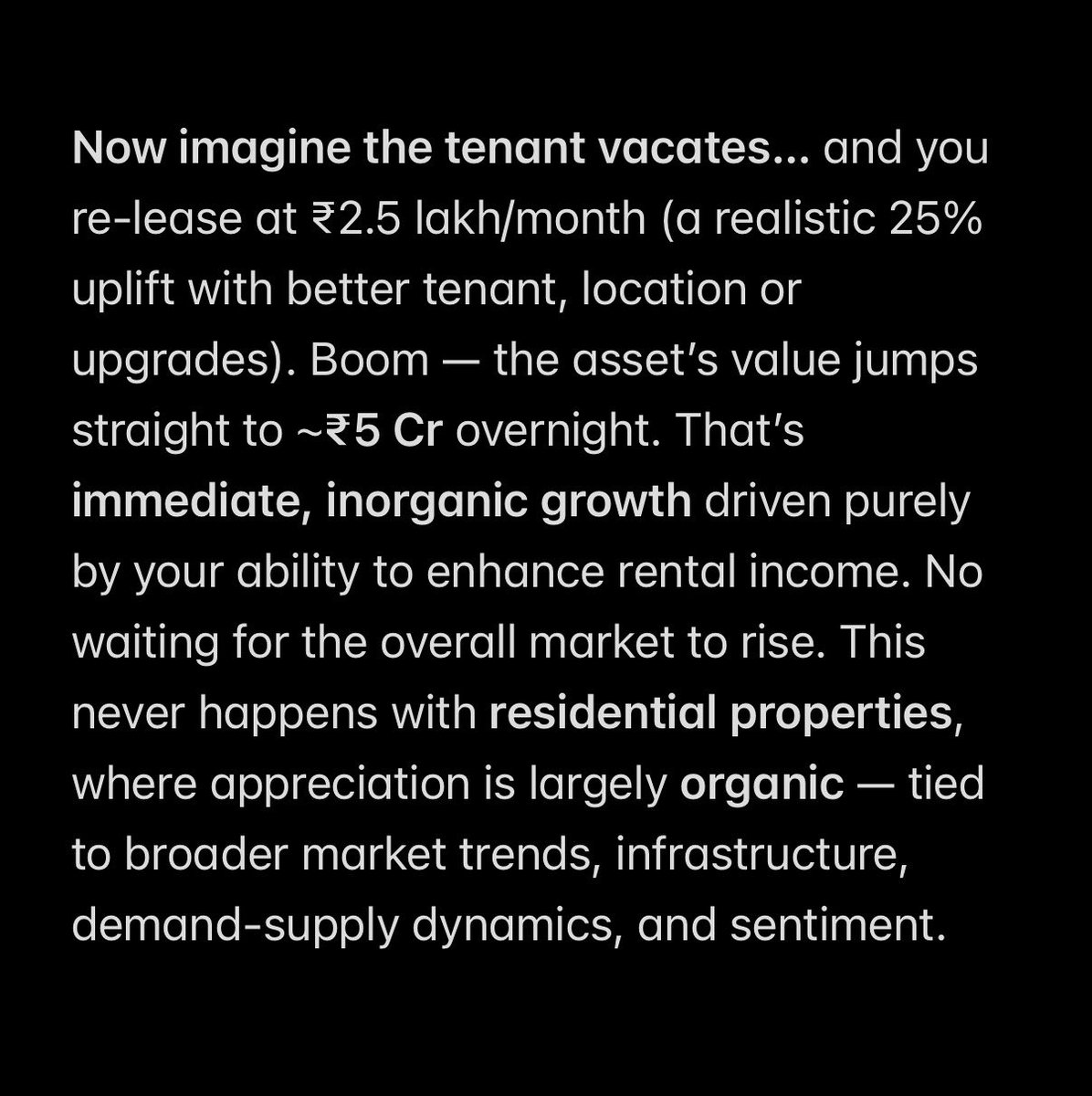 CRE_Dynamics's tweet photo. Why I love investing in CRE https://t.co/irH030mM7Z