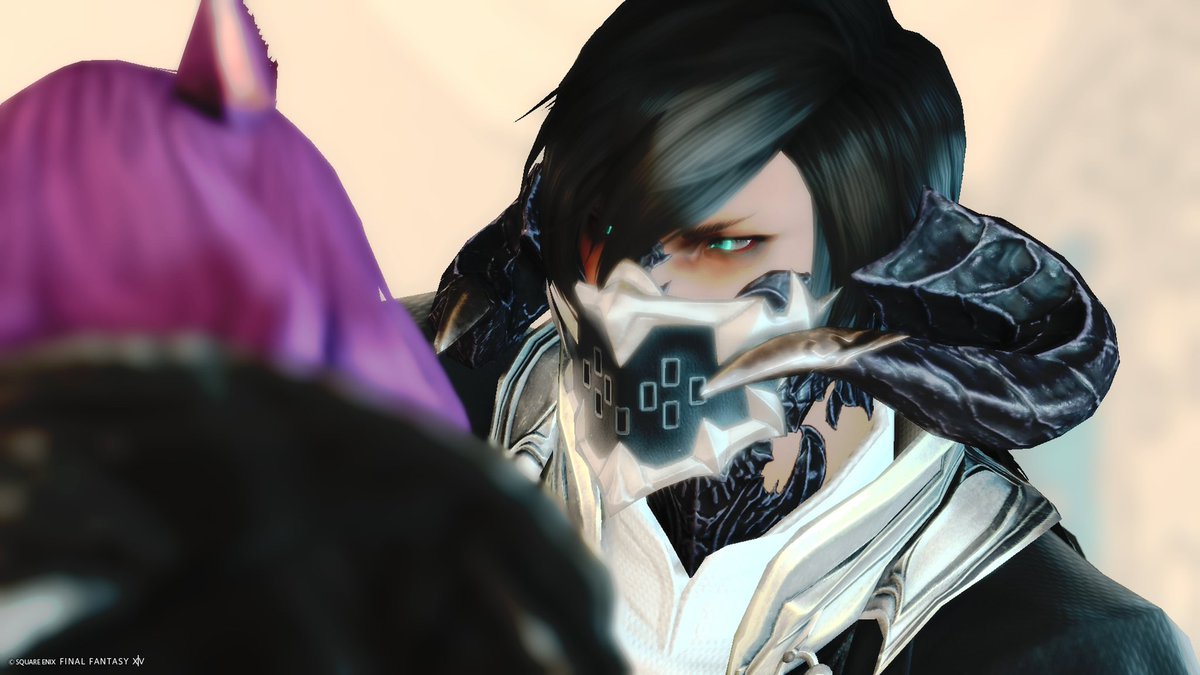 FF14_HamaCha's tweet photo. クロさんと！
うーん、顔がよい👏
#StudioRL https://t.co/gM5MXUp1rL