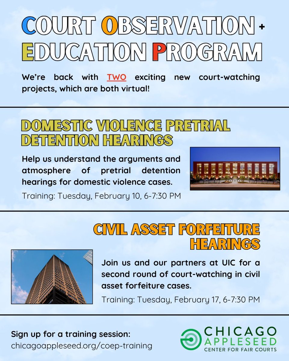 Chicago Appleseed Center for Fair Courts tweet media