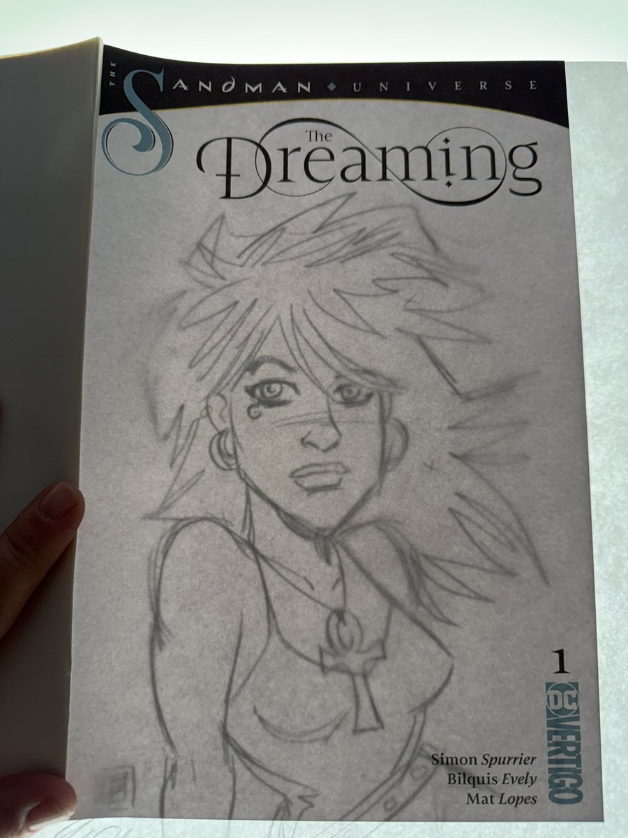 Pencil layout for a Death sketch cover commission. Inks coming soon. 

Message me now to get on my commission list. This pencil layout is also available. 

#sandman #death #sketchcover #commissionsopen