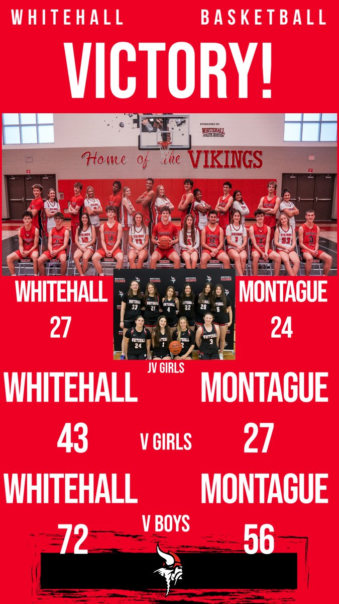 HighWhitehall's tweet photo. Nice wins for all 3 teams today. Clare Westerlund goes for 26 points, 12 rebounds, 2 assists, 2 steals, &amp; 2 blocks in the 43-27 win. https://t.co/YT7Mh1qcji