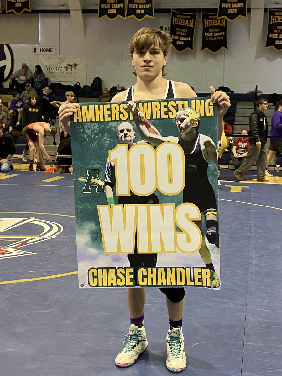 SteeleComets's tweet photo. Congratulations to Senior Wrestler, Chase Chandler, on his 100th Career Win!!! https://t.co/6cw5eSYF16