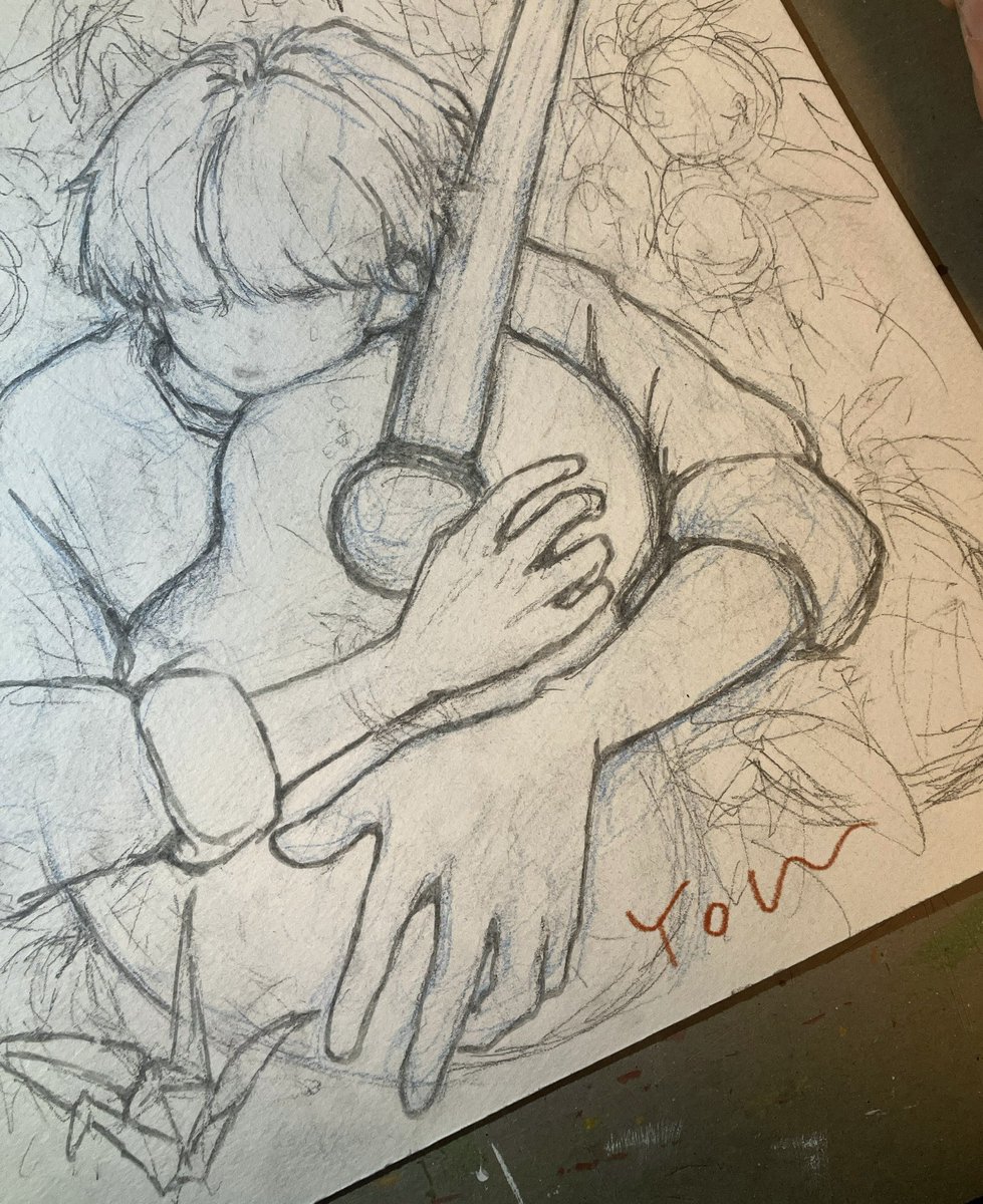 Yo_ru_e's tweet photo. 原画市までもう本当に制作の時間取れないというのになにか描き始めてしまいましたね…描きあげたい https://t.co/oA28fQPnvu