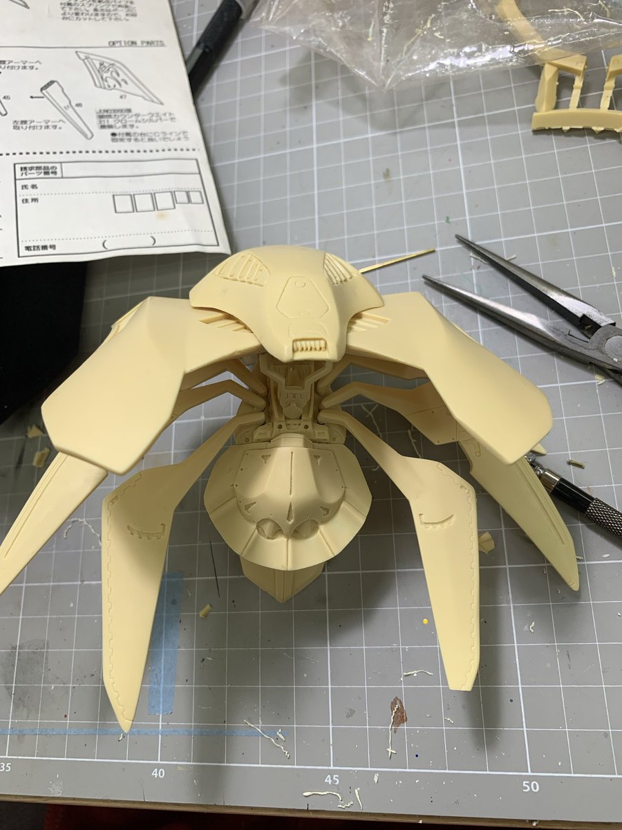 他にやらなきゃならない騎体あるけれど、構造見たかったのでちょい脱線。中々よい造形な気がする。

で、これは気長にやります。
何せ4騎もいるし…

#Jüno3960 ということで。