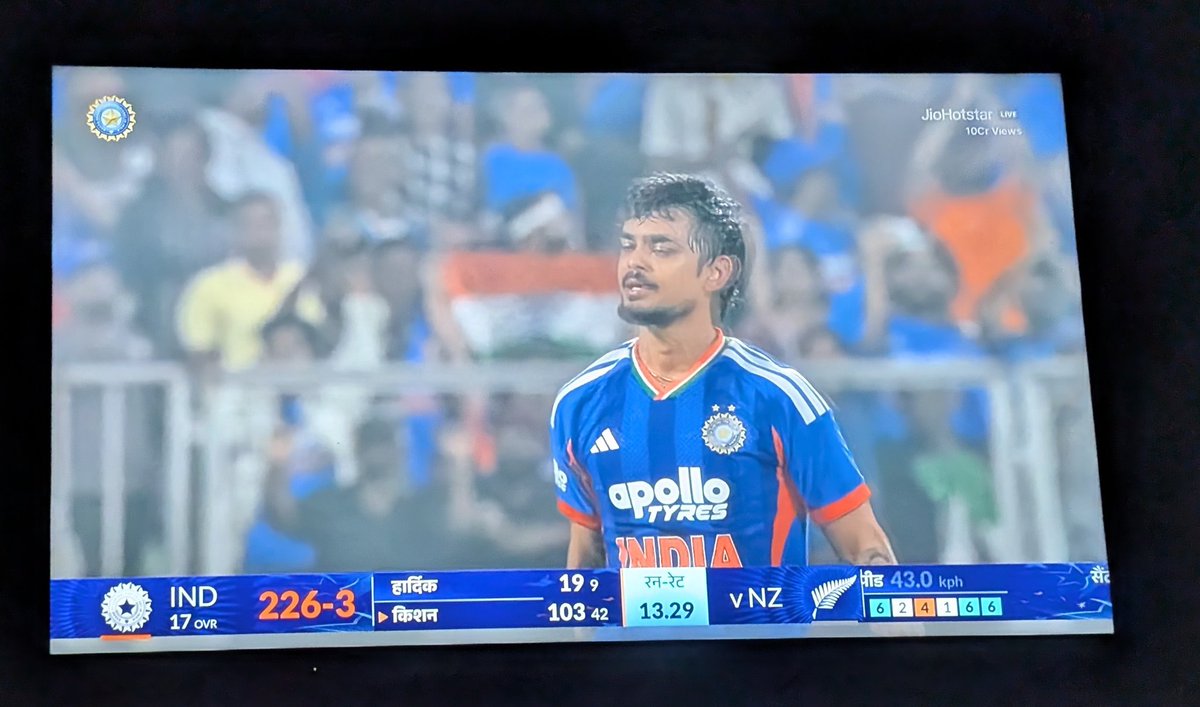 Devtomar890's tweet photo. Dropped by BCCI, grinded in domestic: 
Buchi Babu 155
SMAT 517
Vijay Hazare 125
returned to the WC squad, century against Newzealand, what a comeback @ishankishan51
.
.
.
#INDvsNZ https://t.co/T3EibZD6yt