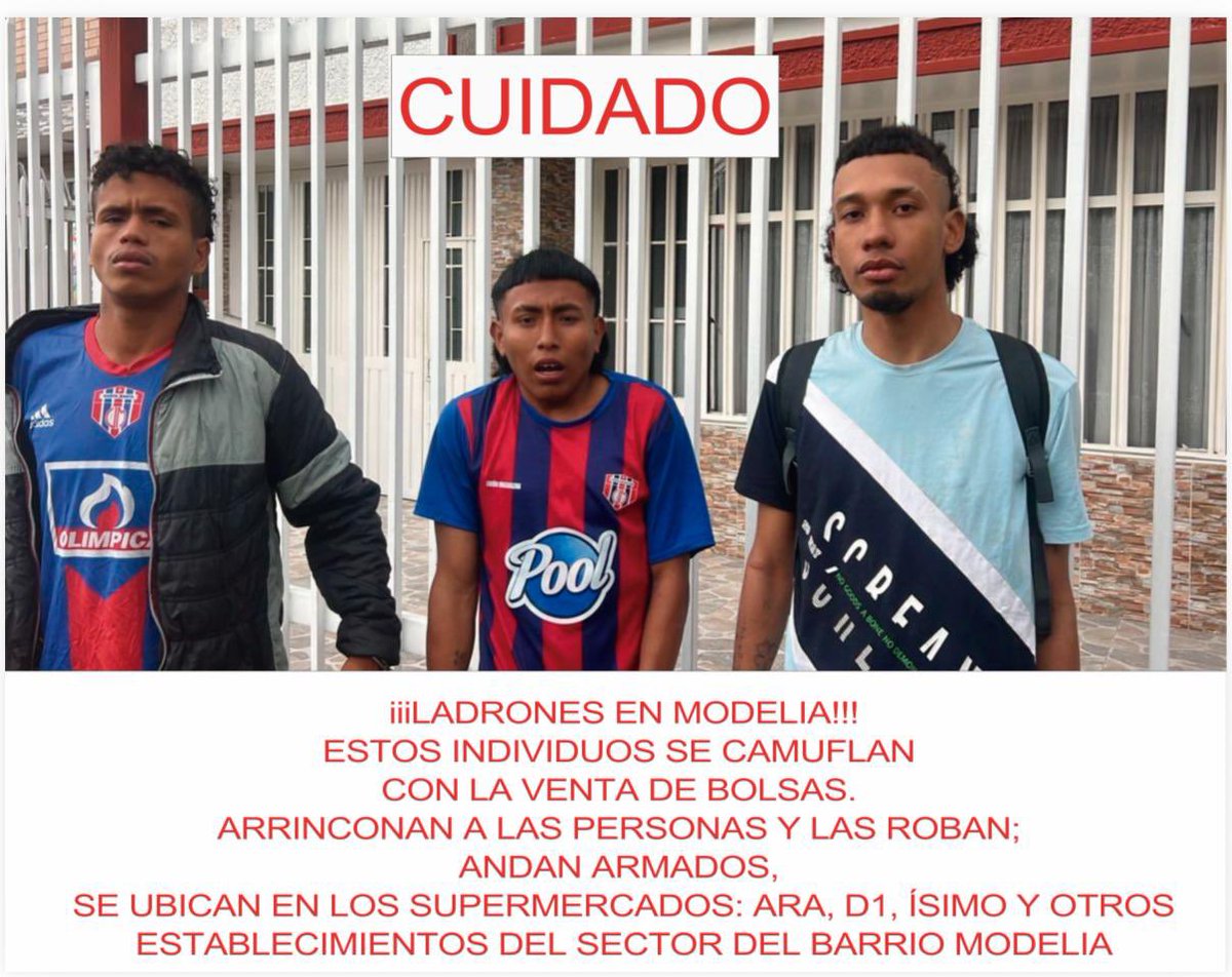 Una banda de venezolanos tiene azotado un barrio del occidente de Bogotá.

La Policía los captura una y otra vez, pero el sistema los devuelve a la calle en cuestión de días.

Hoy asaltan con cuchillos. Al paso que vamos, la justicia parece estar esperando a que consigan armas de