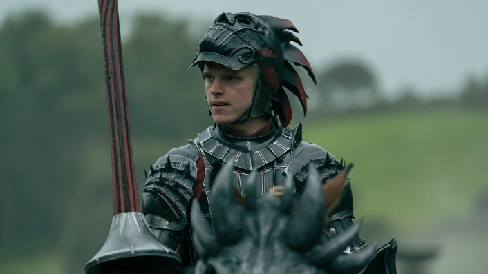 Príncipe Aerion Targaryen no 3º episódio de O Cavaleiro dos Sete Reinos, intitulado "The Squire". 🔥