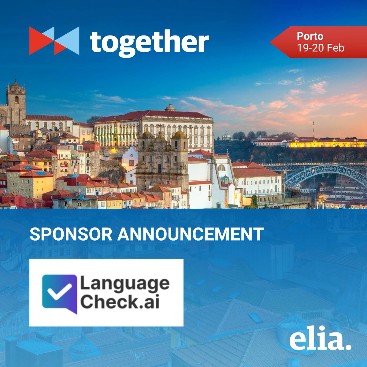 EliaOrg's tweet photo. https://t.co/hysgB8F3vA is joining ELIA Together 2026 as sponsor!

https://t.co/hysgB8F3vA will also be exhibiting during the event, so make sure you stop by their stand and say hello.

Thank you to the team for collaborating with us! 🙌

#ELIATogether https://t.co/tb2fTcybav