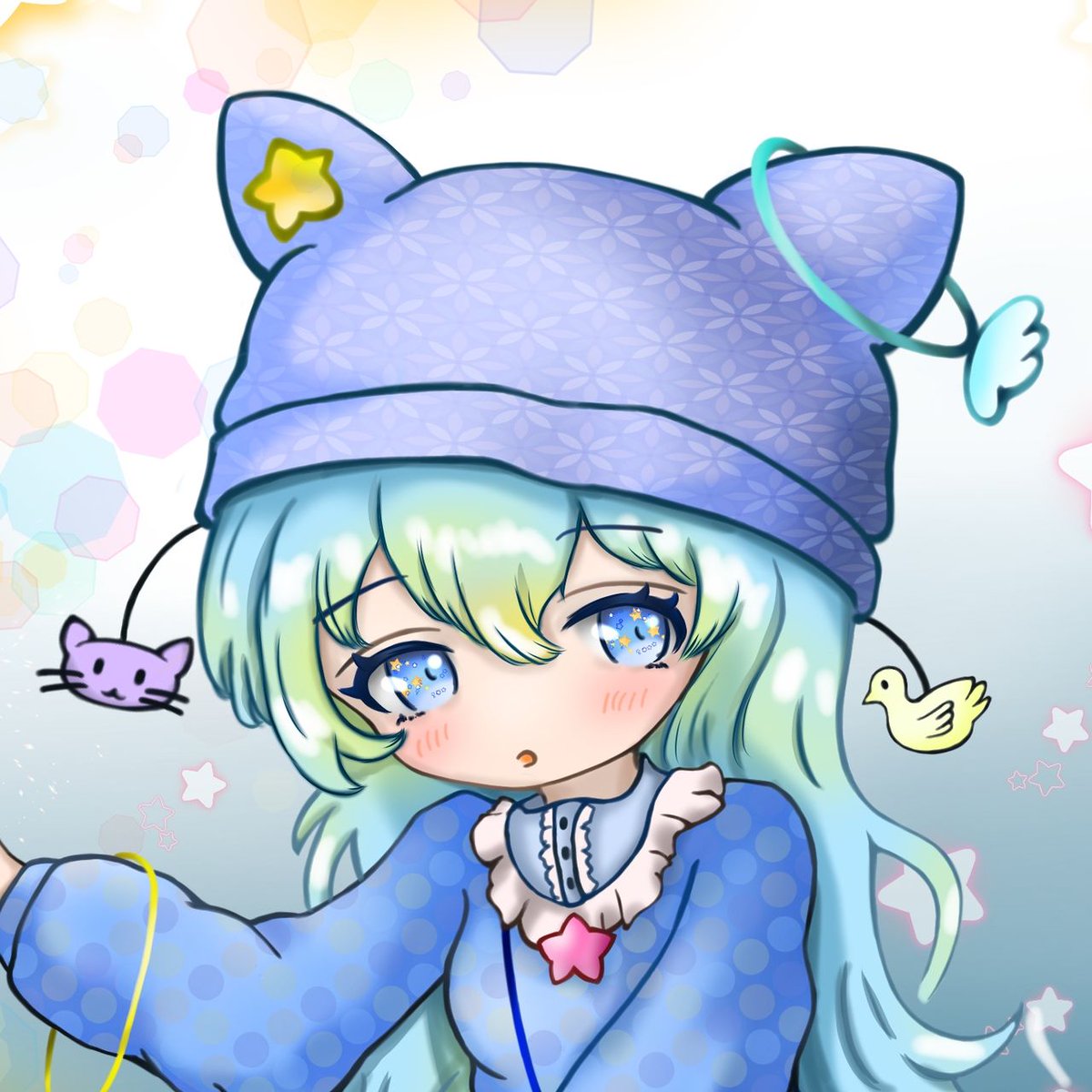 medibang.com/picture/9x2602… #ARTstreet #MediBang #代理 #かわいい女の子 #よその子 #描いてみた #星は綺麗！