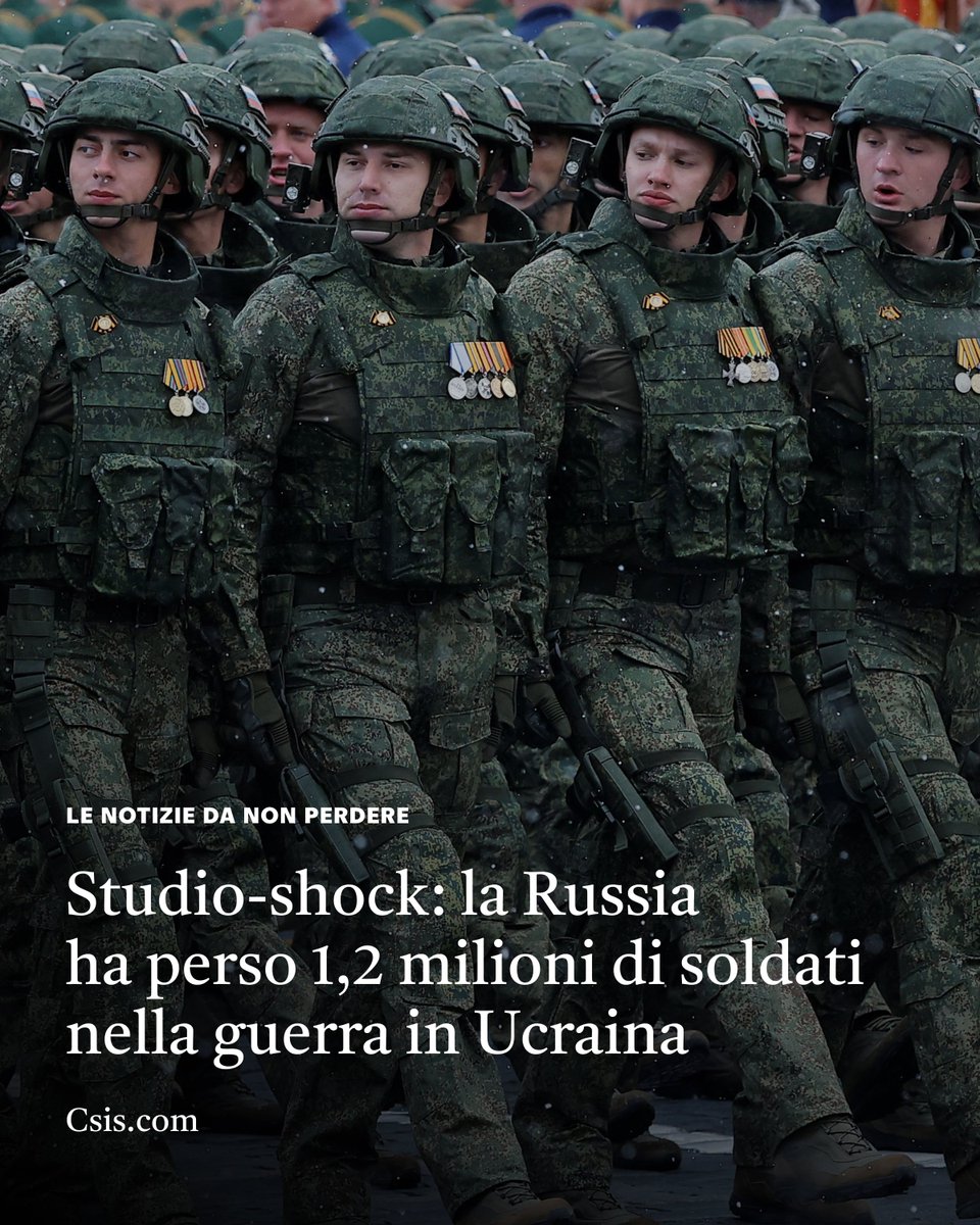 un'analisi attenta dei dati suggerisce che la Russia non sta affatto vincendo e, cosa ancora più interessante, che è una potenza in declino bit.ly/3ZHoH8z

Per altre notizie bit.ly/4mRREce 

#Russia #Ucraina