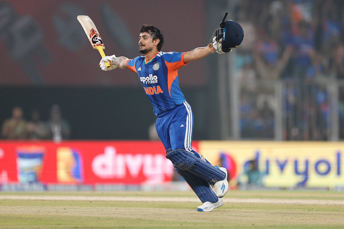 kunwarviraj1's tweet photo. शानदार धुआंधार शतक Ishan Kishan का..🔥

#ishankishan 
#indvsnzt20 https://t.co/6Fh9y4YMkK