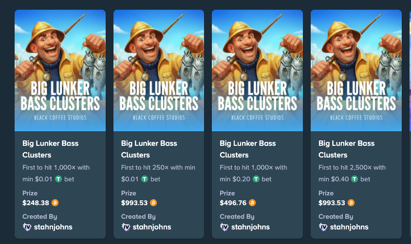 Definitely did not misclick.. 👀😭

Insane challenges up on <a href="/blackcoffeeslot/">Black Coffee Studios</a> Big Lunker Bass Clusters. 

Y’all better lock in! They won’t be up for long 🔒