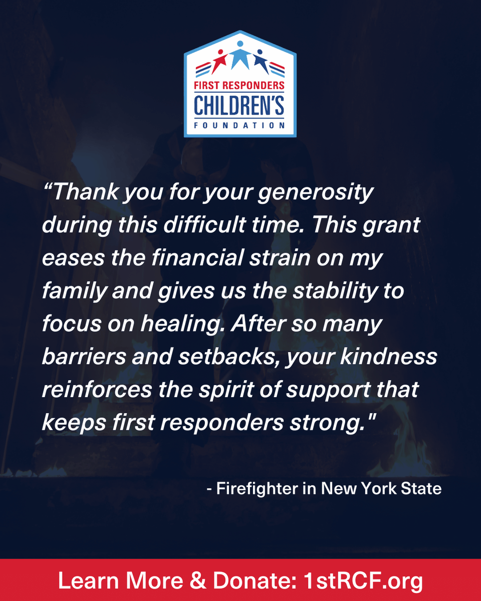 First Responders Children's Foundation tweet media