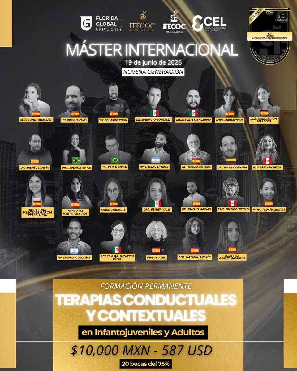 Al cierre de este 31 de enero, queremos informar que permanecen disponibles  𝟔 𝐛𝐞𝐜𝐚𝐬 𝐝𝐞𝐥 𝟕𝟓% para el Máster.

Puedes postularte a través del siguiente link 👉 wa.link/bzc4vz

#ITECOC