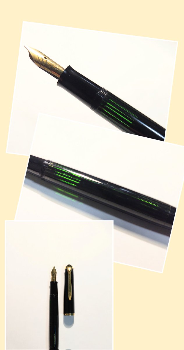 ペリカン🇩🇪400NNブラックストライプ万年筆の調整させていただき