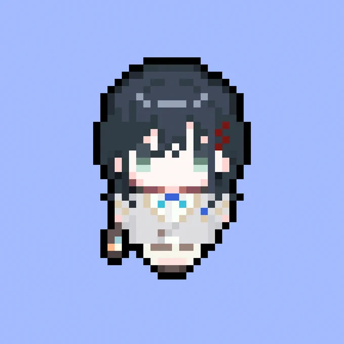 うみゃみーのドット絵! これからの配信楽しみ! #みなものみなもと #白砂美術館 #うみゃみー