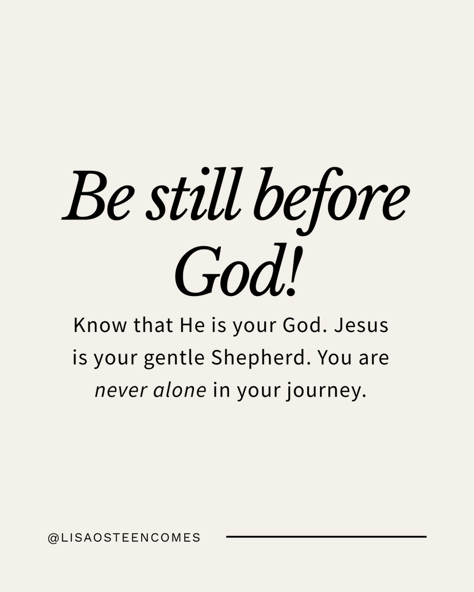 lisaosteencomes's tweet photo. Jesus will restore your soul. He will guide you. You don’t have to figure out life all by yourself. There’s no need to be afraid of anxiety, the future, or anything else because Jesus is with you at all times. https://t.co/yuw02rbF1A