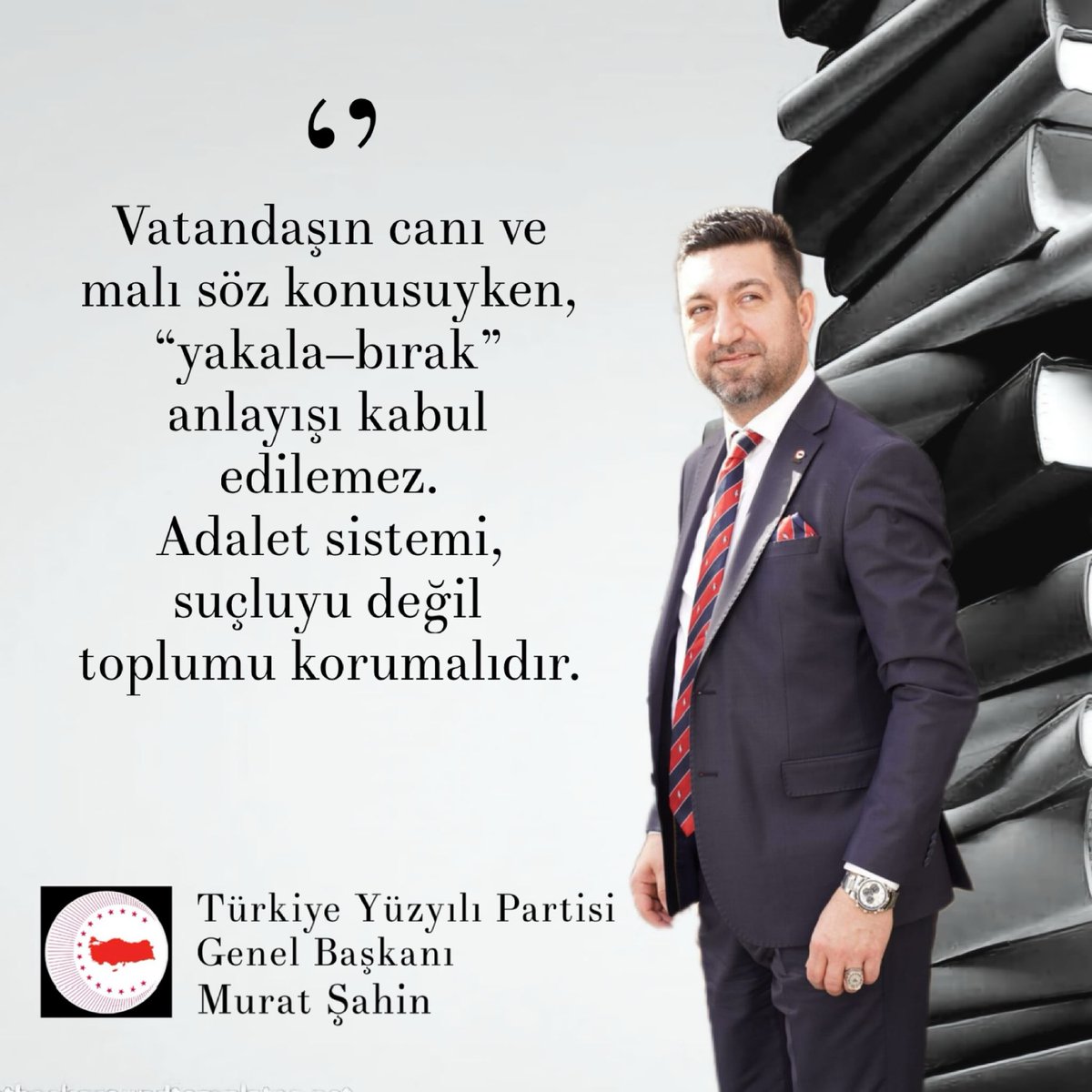 🇹🇷 Türkiye Yüzyılı Partisi olarak, Bayrampaşa’da yaşanan ve kamuoyuna yansıyan hırsızlık olayını endişeyle takip ediyoruz.. 

Bir eve girerek ziynet eşyalarını çalan şüphelilerin yakalanmasına rağmen, zanlılardan birinin 100, diğerinin ise 119 suç kaydının bulunması, sistemdeki