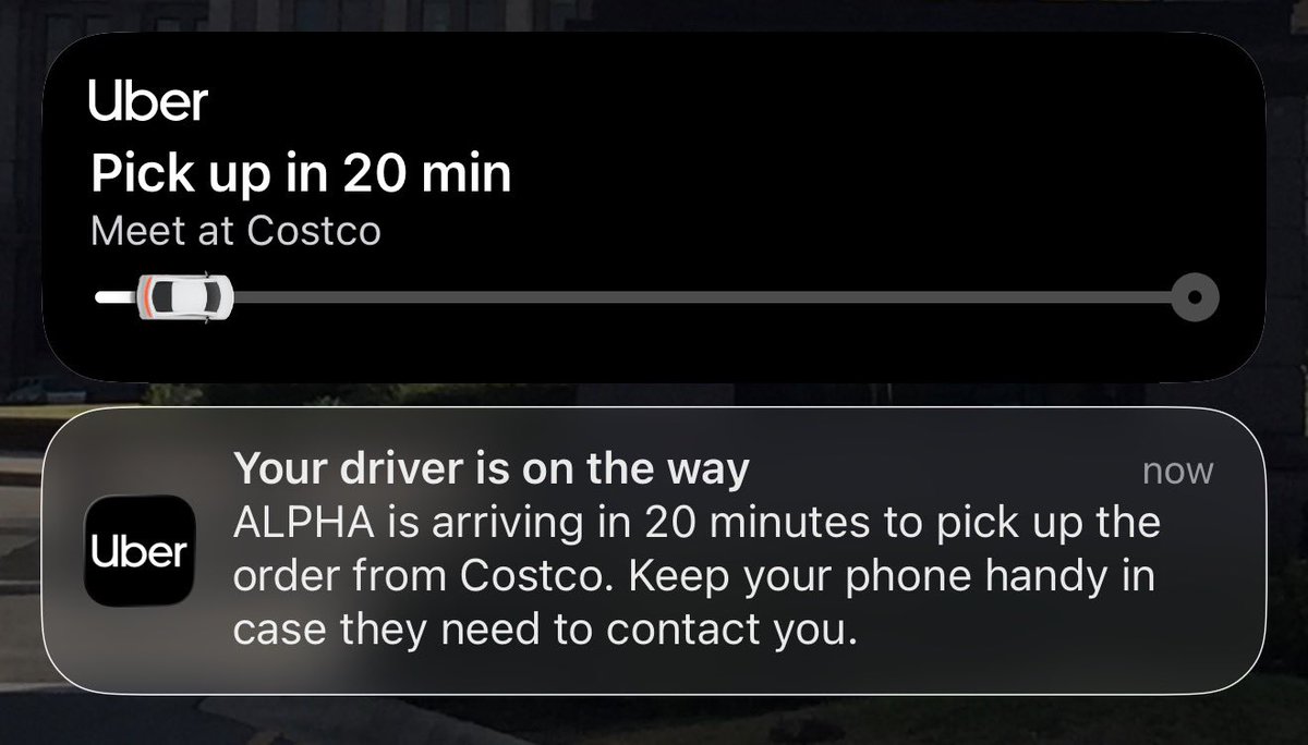 Damn.  Even uber knows I identify as a sub.  #sub #lockedboy #chastity