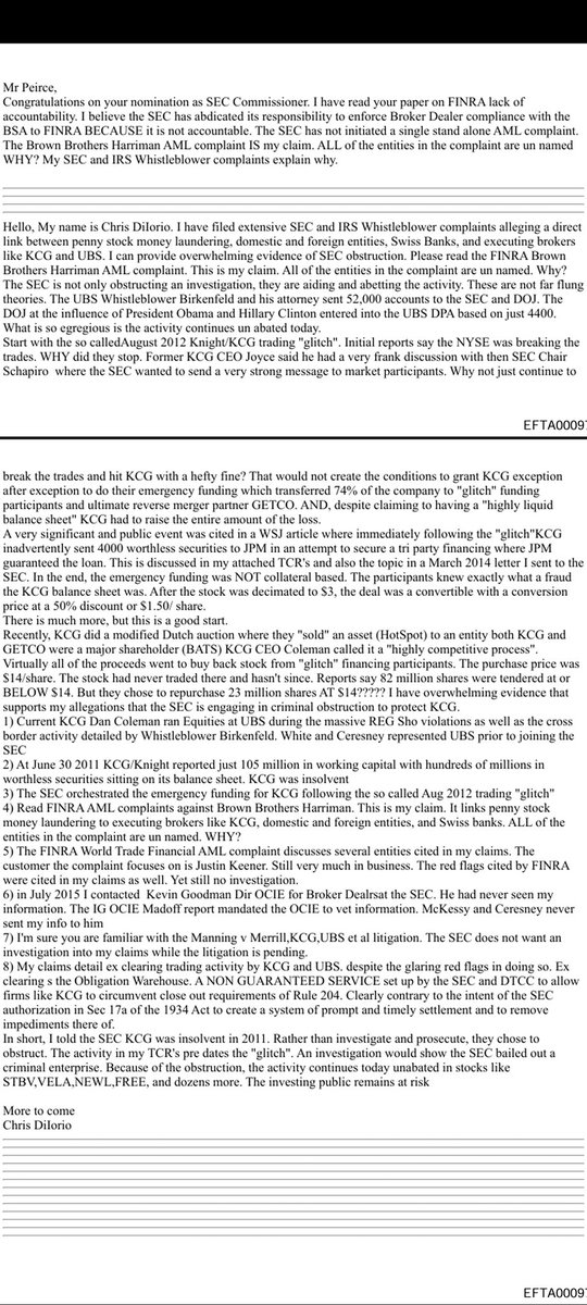 the_travis_b13's tweet photo. https://t.co/2SGltqabtY

Wow. So not only have we been correct about the corruption, but this outlines how it is corrupt and how the SEC is complicit with the fraud. It seems Ex Clearing is used to circumvent 204, and, as expected, VIRT is implicated with CDEL. Share this. https://t.co/gOgjx1QCKM