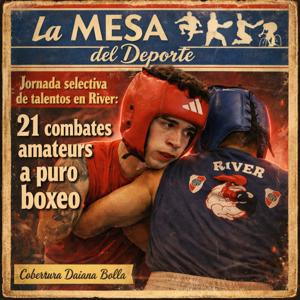 🥊 Boxeo | Jornada selectiva de talentos en River: 21 combates amateurs a puro boxeo. |  ✍🏻 Daiana Alejandra Bolla.
lamesadeldeporte.blogspot.com/2026/01/boxeo-…